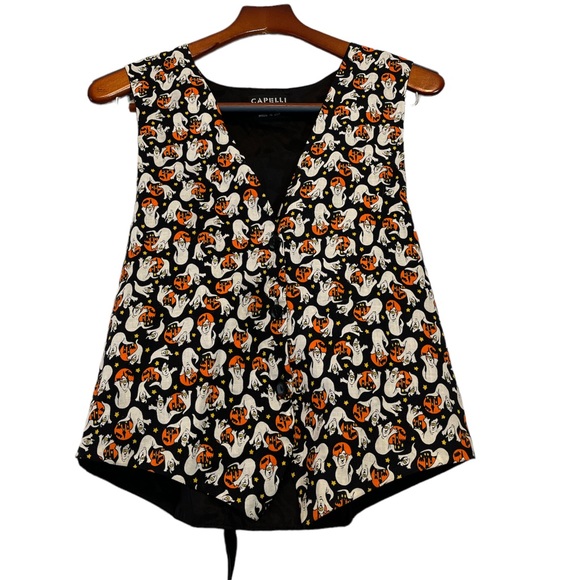Capelli of New York Tops - Vintage Capelli Halloween Ghosts Vest